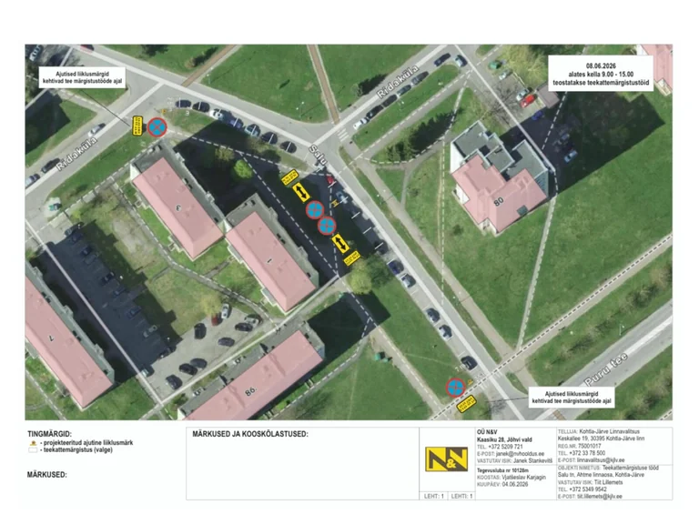 Kohtla-Järves tuleb Salu tänaval autod mujale viia