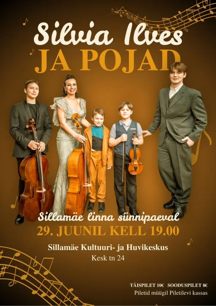 Sillamäe sünnipäevakontsert toob Ilveste pere lavale