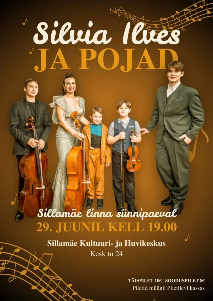 Sillamäe sünnipäevakontsert toob Ilveste pere lavale
