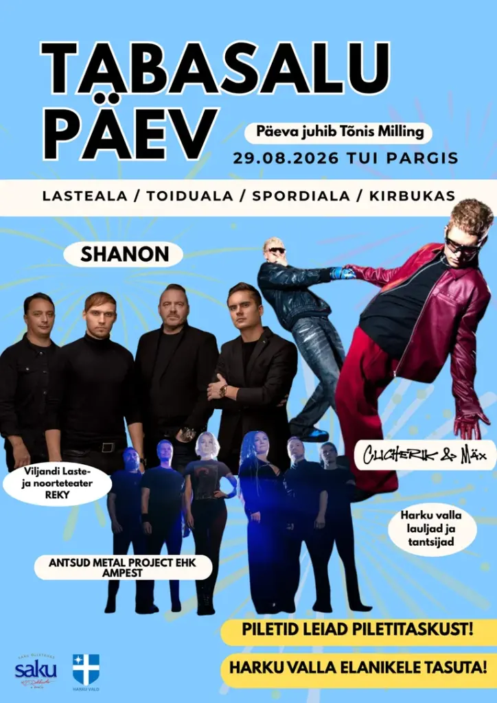 Tabasalu päev kutsub 10. augustil Tui parki kogu pere