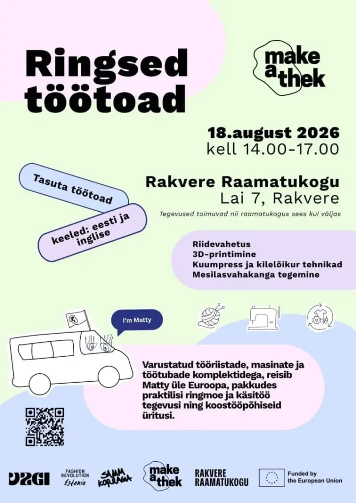 Make-a-Thek Rakveres: tasuta töötoad ja riidevahetus
