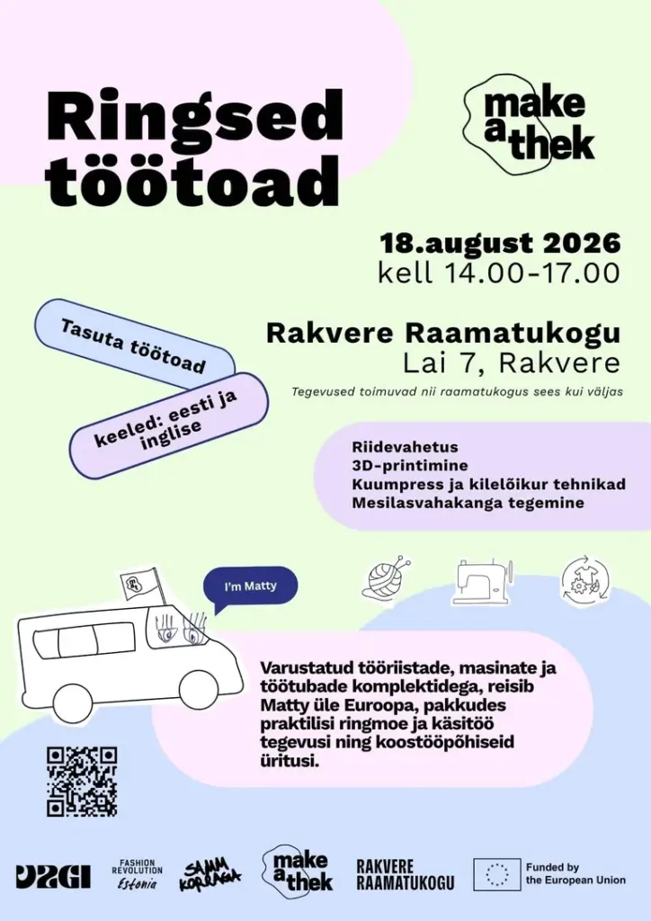 Make-a-Thek Rakveres: tasuta töötoad ja riidevahetus