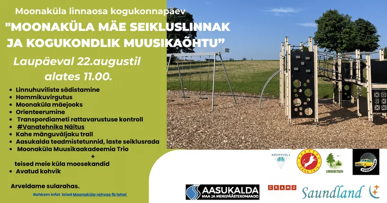 Rakvere Moonakülas avatakse 22. augustil uus mänguväljak