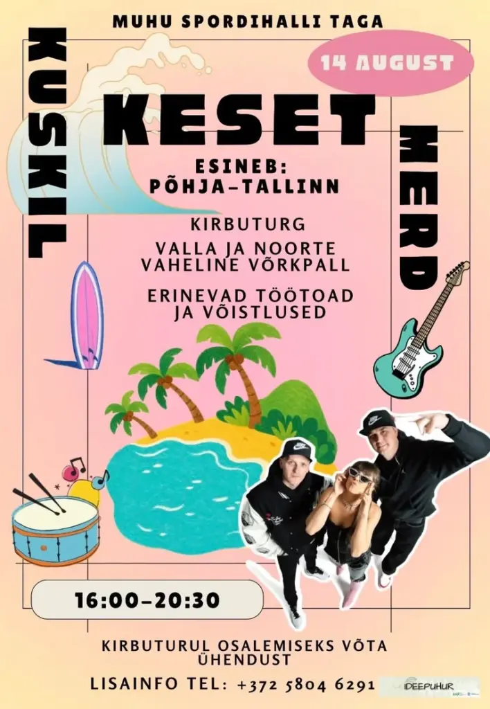 Tasuta festival „Kuskil keset merd” toob 14. augustil Liivale Põhja-Tallinna