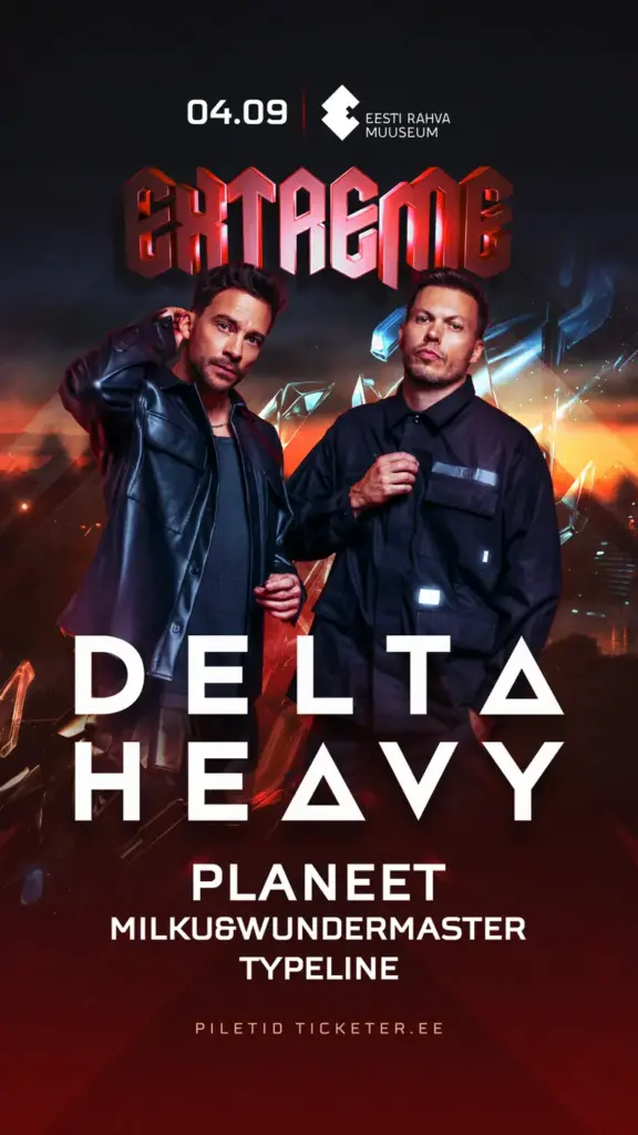 Delta Heavy Tartu ERMis: 4. septembri piletid on piiratud