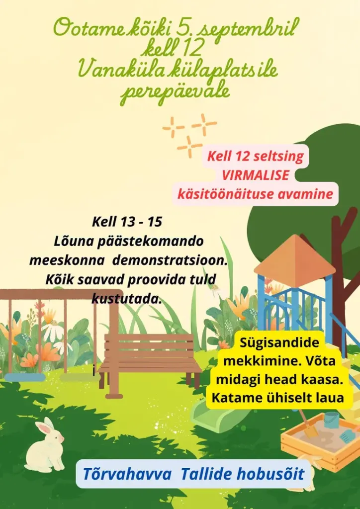 Perepäev Holvandis: tasuta päästedemo ja hobusõit