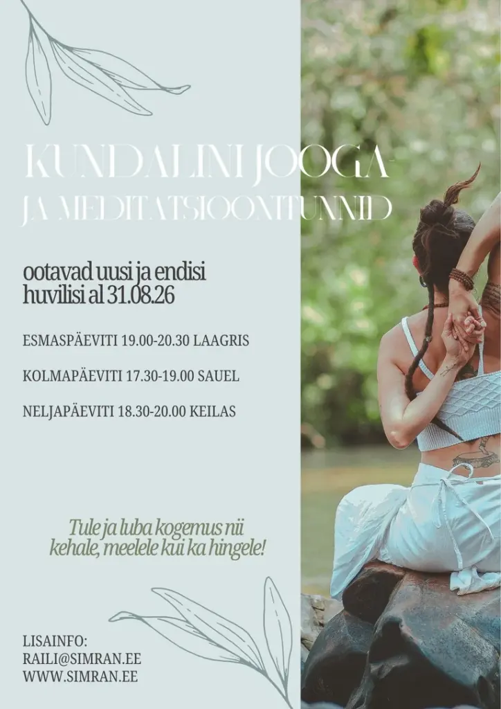 Saue kundalini jooga ootab algajaid juba 9. septembril