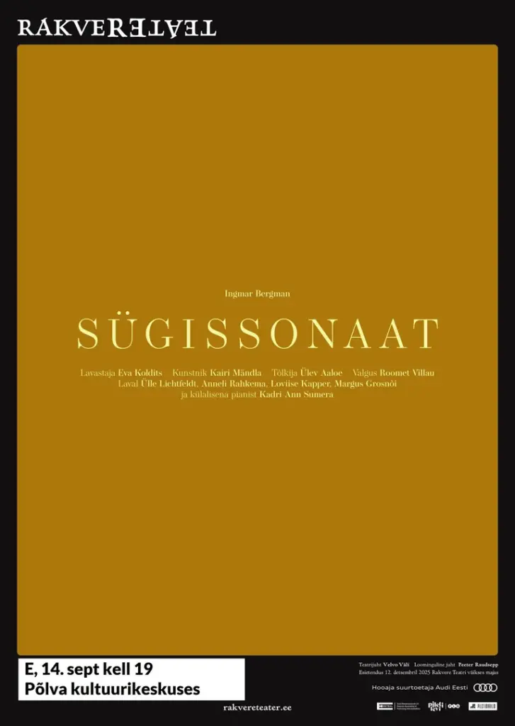 „Sügissonaat” toob Põlvas lavale ema ja tütre pinged