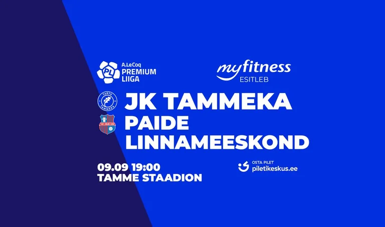 Tammeka–Paide Tartus 9. septembril: väravad avatakse kell 18