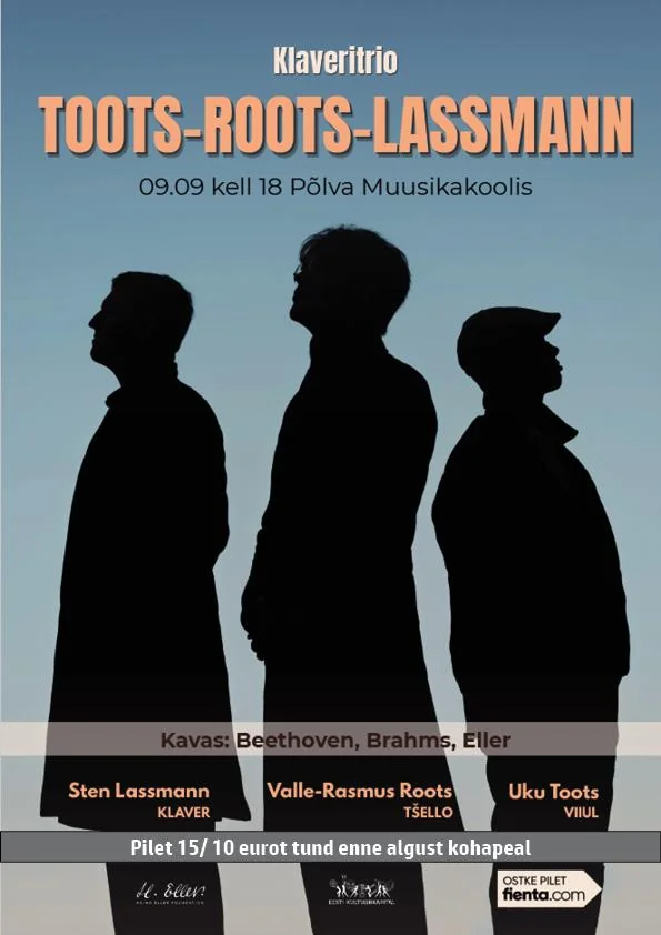 Toots–Roots–Lassmann esineb Põlvas: pilet kuni 15 eurot